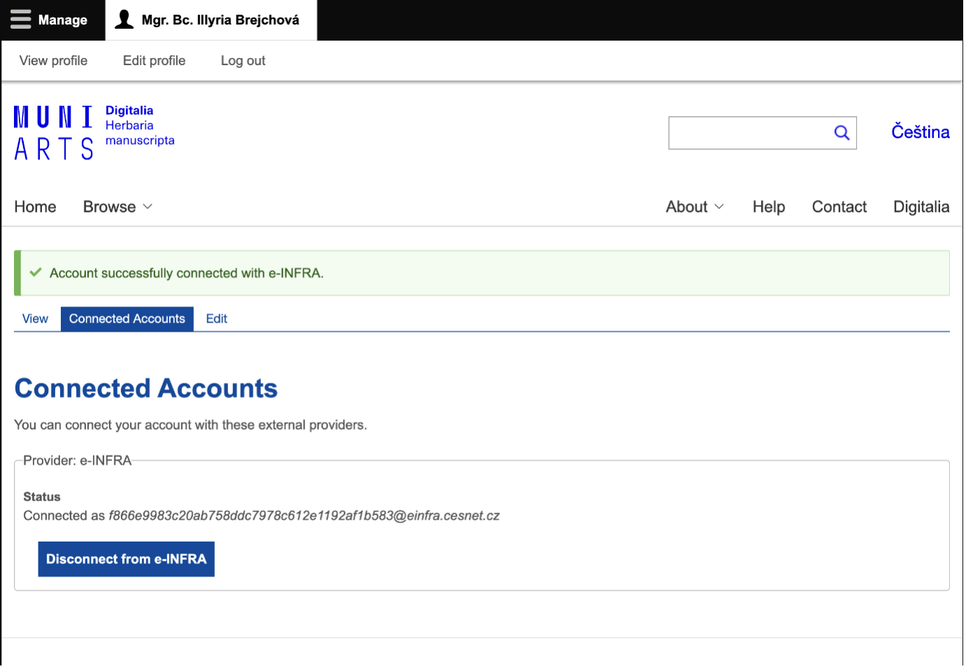 Vaše účty jsou propojeny